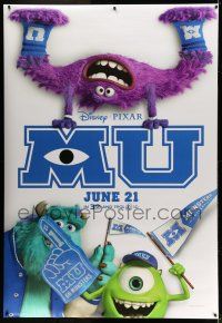 9j451 MONSTERS UNIVERSITY DS bus stop '13 image of Mike & Sully from Pixar fantasy CGI cartoon!