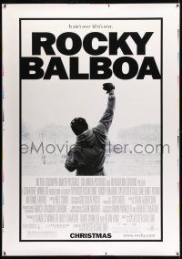 9j459 ROCKY BALBOA printer's test bus stop '06 director & star Sylvester Stallone w/fist in air!