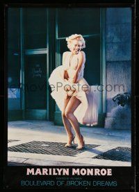 9j311 BOULEVARD OF BROKEN DREAMS 33x47 commercial poster '88 Helnwein art of Marilyn Monroe!