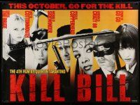 9j317 KILL BILL: VOL. 1 40x54 subway poster '03 Tarantino, Uma Thurman, Lucy Liu!