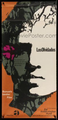 9j249 LOS OLVIDADOS German poster R64 directed by Luis Bunuel, lawless Mexican children!