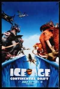 9j017 ICE AGE: CONTINENTAL DRIFT lenticular 1sh '12 cute image of face-off!