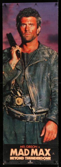 9j285 MAD MAX BEYOND THUNDERDOME 20x58 Australian video poster '85 wasteland hero Mel Gibson!