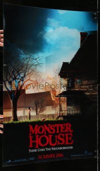 9j026 MONSTER HOUSE lenticular teaser 1sh '06 there goes the neighborhood, see it in 3-D!