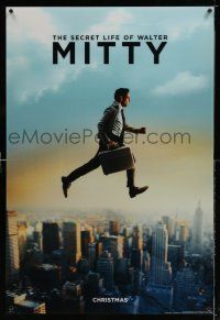 9j032 SECRET LIFE OF WALTER MITTY lenticular 1sh '13 image of Ben Stiller over mountain & city!