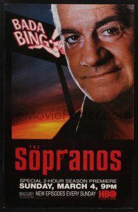 9j213 SOPRANOS 6 tv posters '01 James Gandolfini as Tony Soprano, cool cast portraits from Season 3