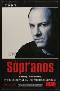 9j212 SOPRANOS 7 tv posters '00 James Gandolfini as Tony Soprano, cool cast portraits from Season 2