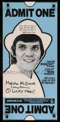 9j177 O LUCKY MAN 12x26 special '73 great images of Malcolm McDowell, directed by Lindsay Anderson