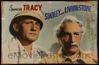9j180 STANLEY & LIVINGSTONE 20x30 special '39 Spencer Tracy as the explorer of unknown Africa!