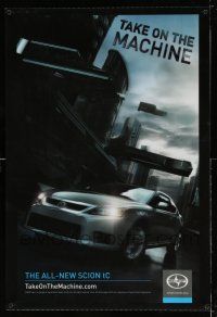 9j039 TOYOTA lenticular 27x40 advertising poster '10 cool advertisement for the Scion TC!