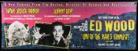 9j488 ED WOOD video vinyl banner '94 Tim Burton, Johnny Depp as the worst director ever!