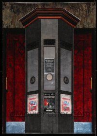 9j494 GRINDHOUSE vinyl banner '07 Rodriguez & Tarantino, completely different ticket booth image!