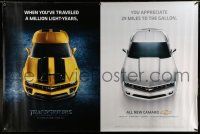 9j520 TRANSFORMERS: REVENGE OF THE FALLEN vinyl banner '09 cool Chevrolet Camaro tie-in!