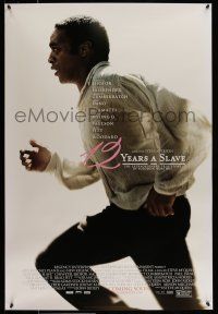 9k004 12 YEARS A SLAVE style A advance DS 1sh '13 Steve McQueen, Chiwetel Ejiofor on the run!