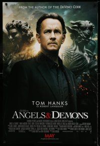9k047 ANGELS & DEMONS int'l advance DS 1sh '09 Tom Hanks, Ewan McGregor, image from Dan Brown's book