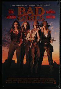 9k067 BAD GIRLS 1sh '94 cowgirls Drew Barrymore, Madeleine Stowe, Masterson & MacDowell!