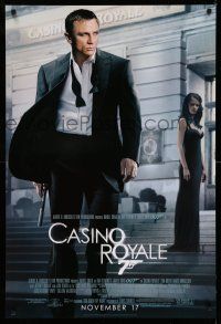 9k127 CASINO ROYALE advance 1sh '06 Daniel Craig as James Bond & sexy Eva Green!