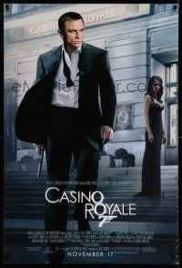 9k128 CASINO ROYALE advance DS 1sh '06 Daniel Craig as James Bond & sexy Eva Green!
