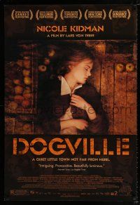 9k193 DOGVILLE DS 1sh '03 Lauren Bacall, Lars von Trier, great image of pretty Nicole Kidman!