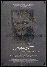 9k201 DREW: THE MAN BEHIND THE POSTER signed 1sh '13 by artist Drew Struzan, self-portrait!