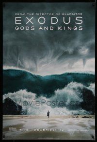9k237 EXODUS: GODS & KINGS style G teaser DS 1sh '14 Bale as Moses walking through Red Sea!