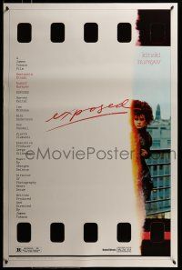 9k240 EXPOSED 1sh '83 image of model Nastassia Kinski, cool exposed film poster design!