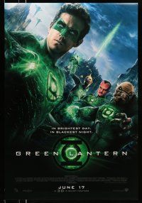 9k300 GREEN LANTERN int'l advance DS 1sh '11 Blake Lively, Ryan Reynolds in the title role!