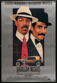 9k311 HARLEM NIGHTS 1sh '89 great Drew Struzan art of Eddie Murphy & Richard Pryor!