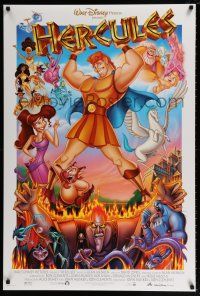9k325 HERCULES DS 1sh '97 Walt Disney Ancient Greece fantasy cartoon!