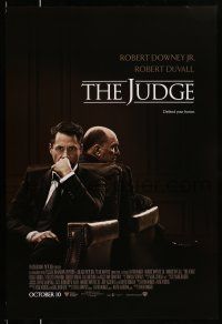 9k393 JUDGE int'l advance DS 1sh '14 lawyer Robert Downey Jr. & judge Robert Duvall back to back!