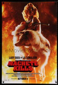 9k445 MACHETE KILLS teaser DS 1sh '13 image of sexy Lady Gaga as La Camaleon!