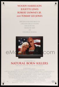 9k520 NATURAL BORN KILLERS DS 1sh '94 Oliver Stone, Woody Harrelson & Juliette Lewis on TV!