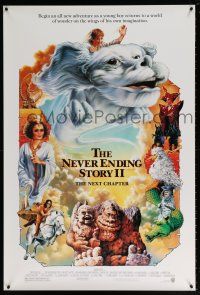 9k521 NEVERENDING STORY 2 1sh '91 George Miller sequel, an all new adventure!
