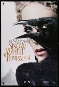 9k655 SNOW WHITE & THE HUNTSMAN June 1 teaser 1sh '12 sexy Charlize Theron, clever design!