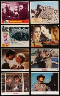 9m140 LOT OF 128 LOBBY CARDS '66 - '95 in SIXTEEN complete sets of 8!