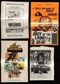 9m176 LOT OF 14 CUT AND UNCUT PRESSBOOKS '60s-70s advertising images from a variety of movies!