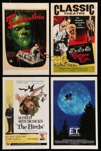 9m186 LOT OF 7 UNIVERSAL MASTER PRINT POSTERS '01 Frankenstein, Scarface, ET, The Birds +more!