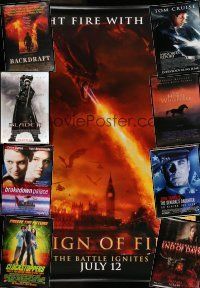 9m217 LOT OF 9 MOSTLY DOUBLE-SIDED BUS STOP POSTERS '00s-00s a variety of great movie images!