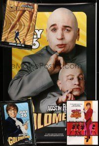 9m221 LOT OF 4 AUSTIN POWERS DOUBLE-SIDED BUS STOP POSTERS '90s-00s Goldmember/Spy Who Shagged Me