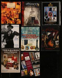 9m095 LOT OF 8 HOLLYWOOD MEMORABILIA AUCTION CATALOGS '92-96 legendary movie & entertainment items