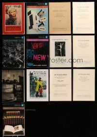 9m090 LOT OF 13 SWANN GALLERIES AUCTION CATALOGS '90s-00s great images of photographs & artwork!