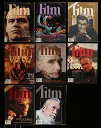 9m083 LOT OF 8 FILM COMMENT MAGAZINES '80s-90s great images & info from top movies of the time!