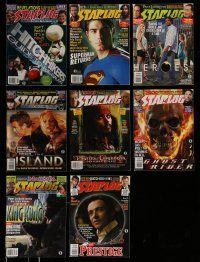 9m081 LOT OF 8 STARLOG MAGAZINES '00s Superman Returns, King Kong, Heroes, Ghost Rider & more!