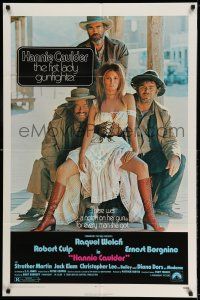 9p375 HANNIE CAULDER 1sh '72 sexiest cowgirl Raquel Welch, Robert Culp, Ernest Borgnine