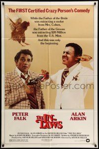 9p408 IN-LAWS 1sh '79 classic Peter Falk & Alan Arkin screwball comedy!