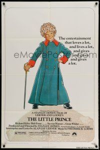 9p485 LITTLE PRINCE 1sh '74 Richard Amsel art of classic Antoine de Saint-Exupery character!
