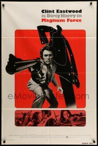 9p509 MAGNUM FORCE int'l 1sh '73 Clint Eastwood is Dirty Harry pointing his huge gun!