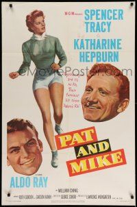 9p624 PAT & MIKE 1sh '52 not much meat on Katharine Hepburn but what there is, is choice!