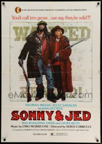 9p773 SONNY & JED 1sh '74 Sergio Corbucci spaghetti western, Thomas Milan, Susan George!