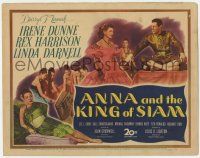 9r016 ANNA & THE KING OF SIAM TC '46 royal Rex Harrison, pretty Irene Dunne & Linda Darnell!